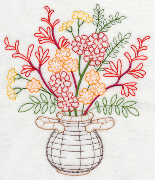 Blooming October Basket (Vintage) - Image 5