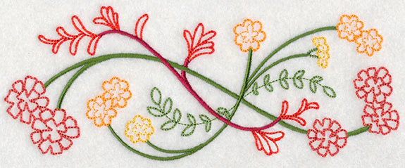 Blooming October Border (Vintage) - Image 3