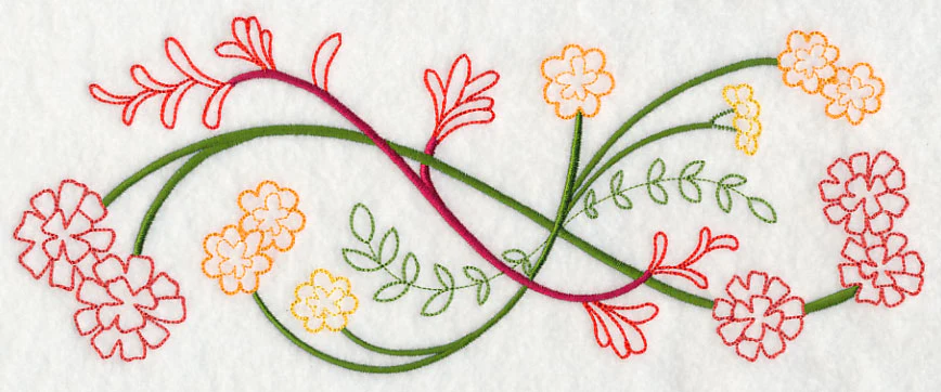 Blooming October Border (Vintage) - Image 6