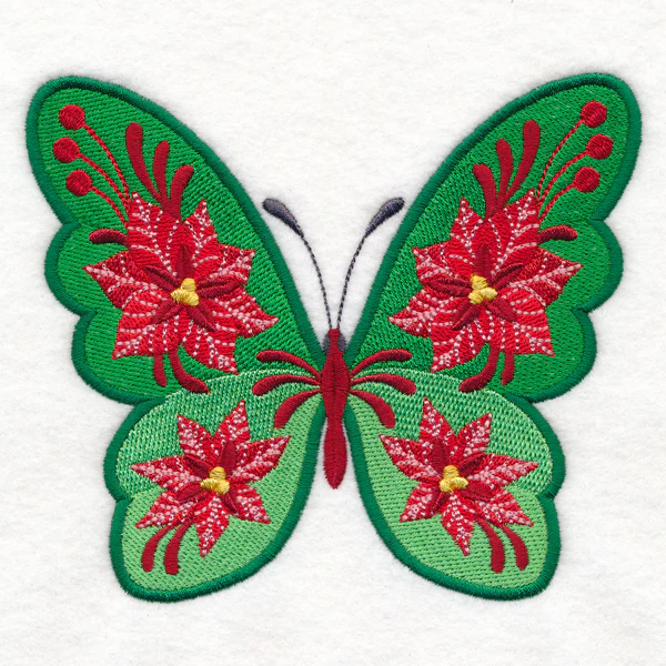 Blooming Poinsettia Butterfly - Image 2