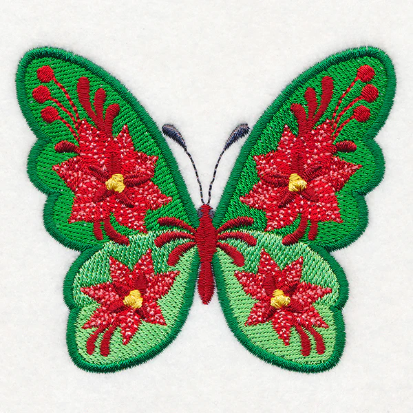 Blooming Poinsettia Butterfly - Image 3