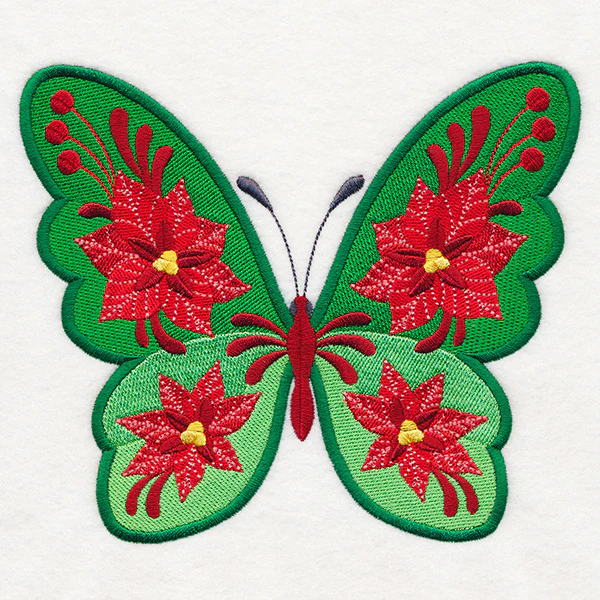 Blooming Poinsettia Butterfly - Image 4