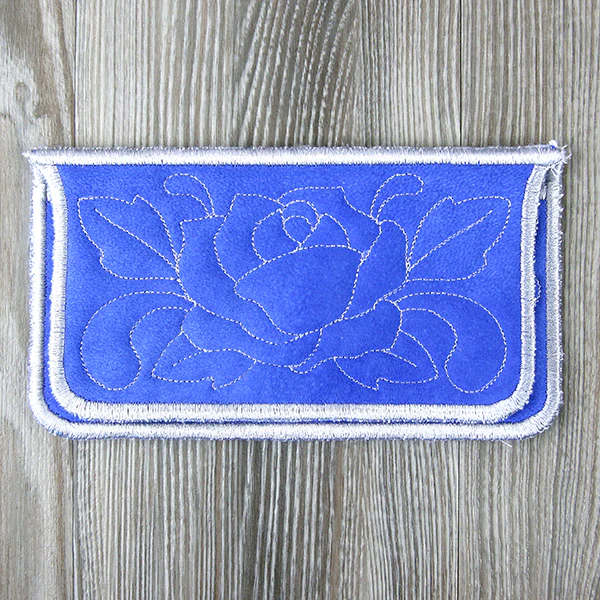 Blooming Rose Eyeglasses Case (In-the-Hoop) - Image 4