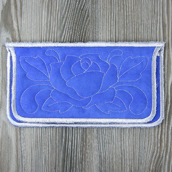 Blooming Rose Eyeglasses Case (In-the-Hoop) - Image 7