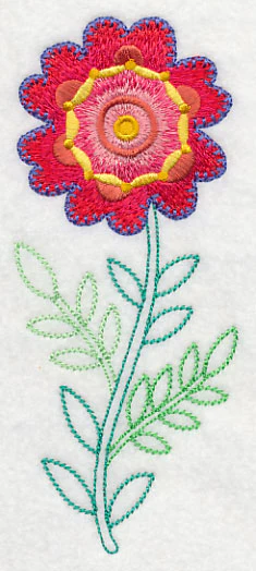 Blossoming Bohemian Flower (Vintage) - Image 2