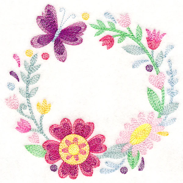 Blossoming Butterfly Wreath - Image 3
