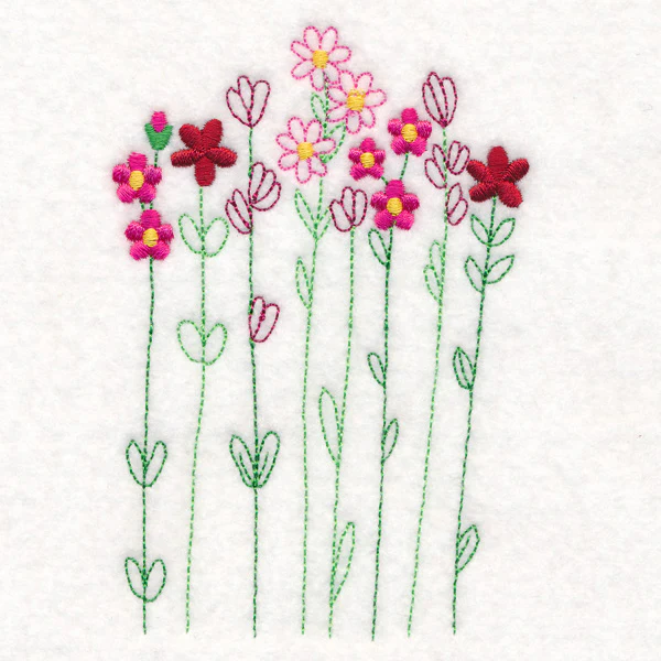 Blossoming Wildflower Stems - Image 2