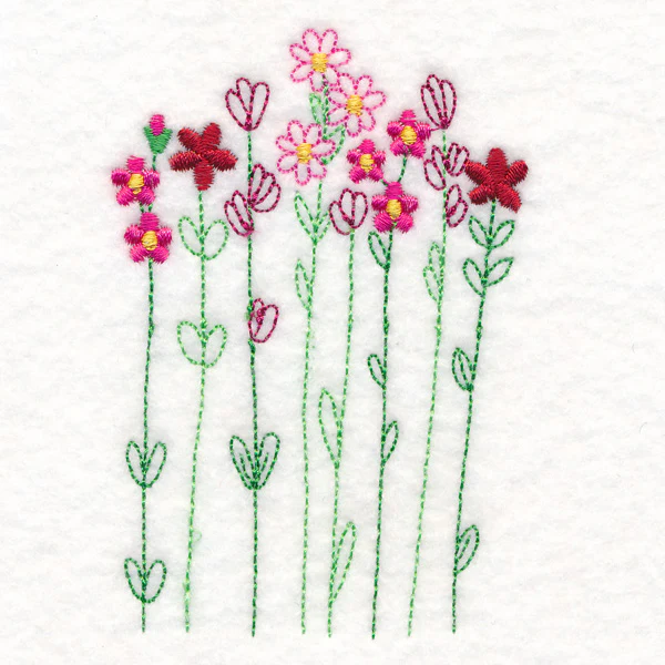 Blossoming Wildflower Stems - Image 3