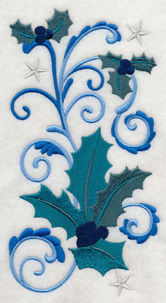 Blue Christmas Holly - Image 3