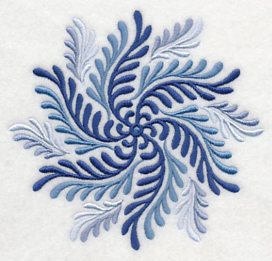 Blue Fern Medallion 2 - Image 4