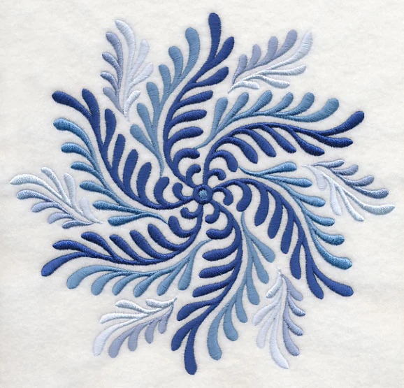 Blue Fern Medallion 2 - Image 6