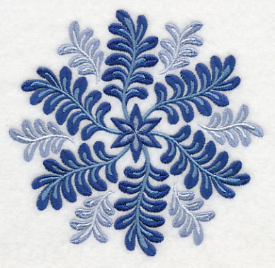 Blue Fern Medallion 3 - Image 4