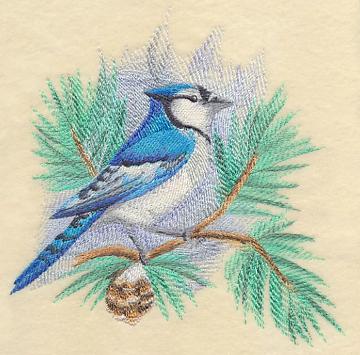 Blue Jay in Watercolor - Image 2