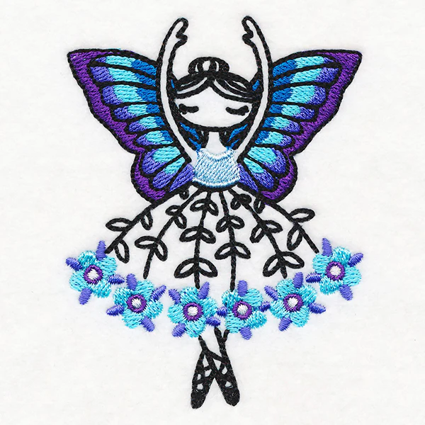 Blue Morpho Butterfly Ballerina - Image 3