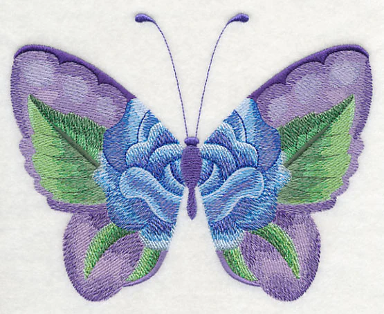 Blue Rose Butterfly in Watercolor - Image 4