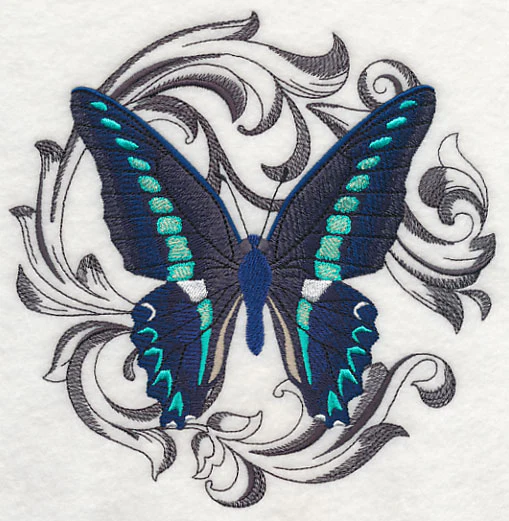Blue Triangle with Baroque Background - Image 2