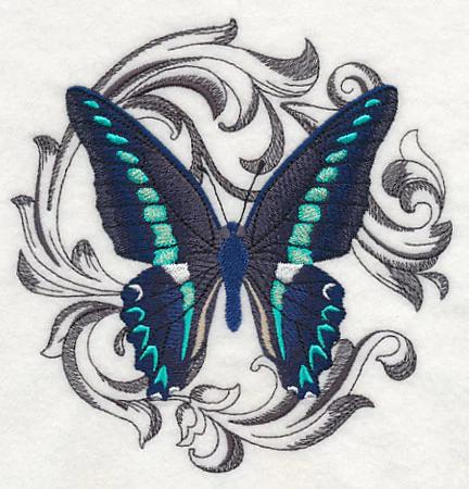 Blue Triangle with Baroque Background - Image 3