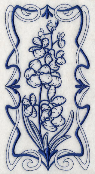 Blue Vanda Orchid (Bluework) - Image 3