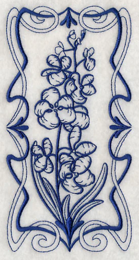 Blue Vanda Orchid (Bluework) - Image 4