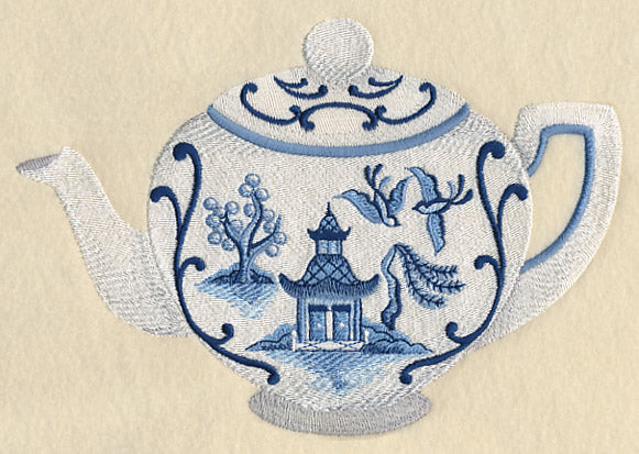 Blue Willow Tea - Pot - Image 3