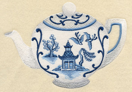 Blue Willow Tea - Pot - Image 4