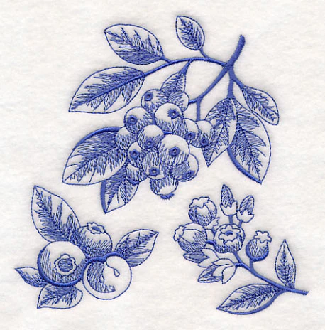 Blueberry Botanical (Toile) - Image 3