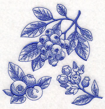 Blueberry Botanical (Toile) - Image 4