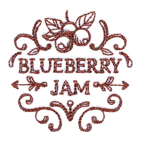 Blueberry Jam Jar Topper - Image 3