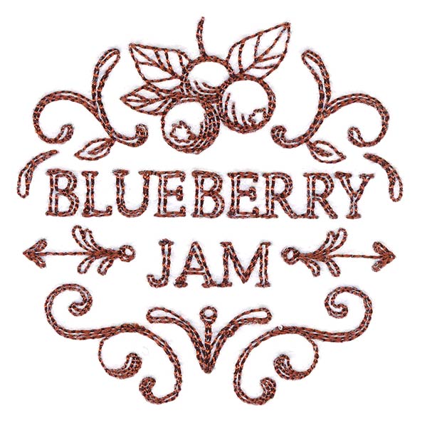 Blueberry Jam Jar Topper - Image 5