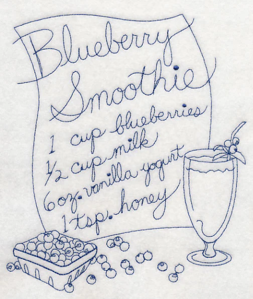 Blueberry Smoothie (Bluework) - Image 4