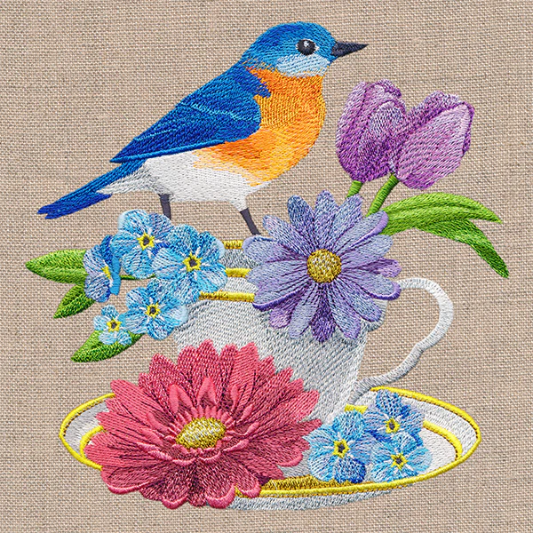 Bluebird and Blooming Tea - Image 2
