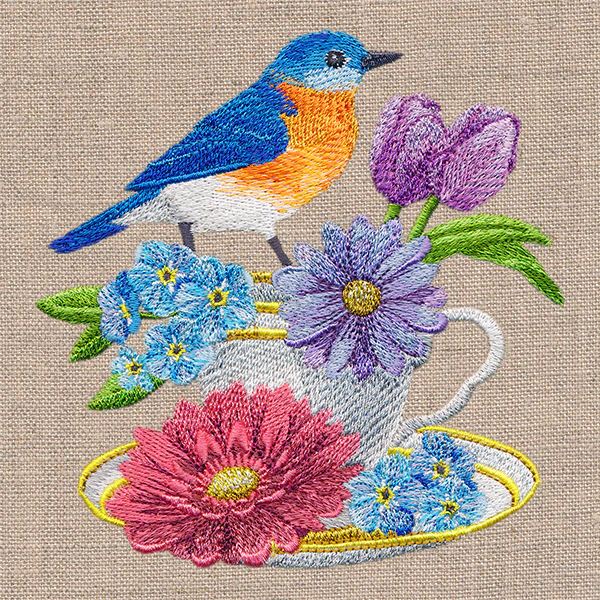 Bluebird and Blooming Tea - Image 4