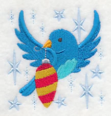Bluebird Holly-Dazzle - Ornament 1 - Image 3