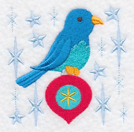 Bluebird Holly-Dazzle - Ornament 2 - Image 2