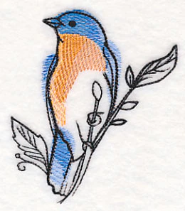 Bluebird in Watercolor - Image 5