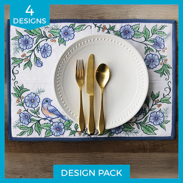 Bluebird & Morning Glory Corners Design Pack - Image 10
