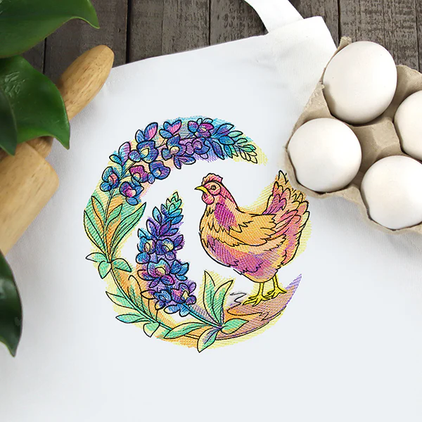 Bluebonnet Blooms Chicken - Image 2