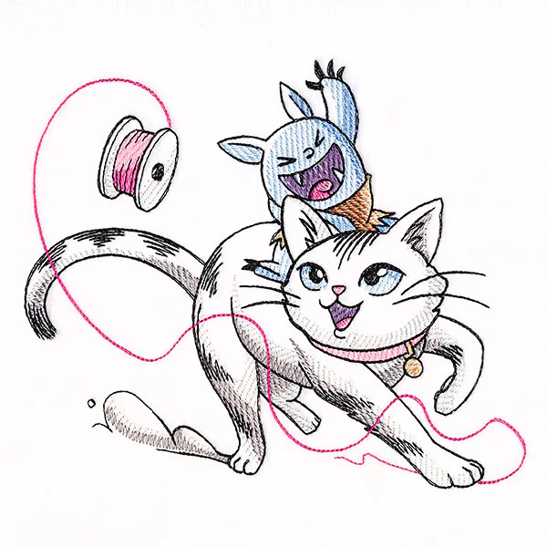 Bobblin of the Month - Cat Rodeo - Image 2
