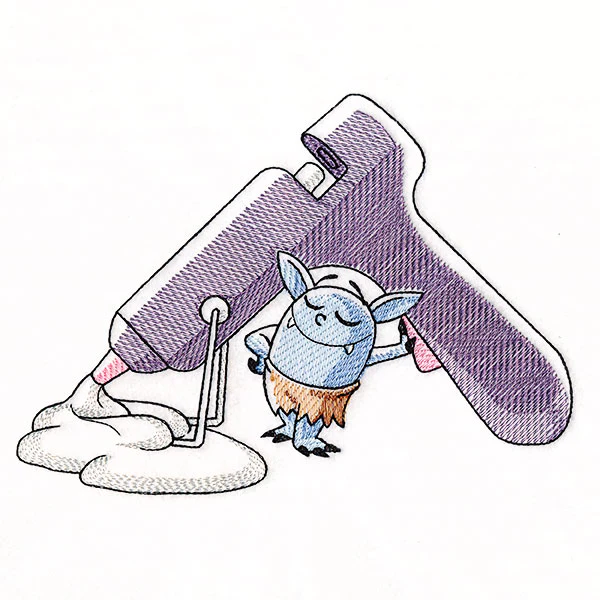 Bobblin of the Month - Hot Glue Gun Mess - Image 6