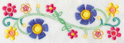 Bohemian Rhapsody Flower Border (Vintage) - Image 2