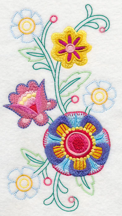 Bohemian Rhapsody Flower Spray (Vintage) - Image 2
