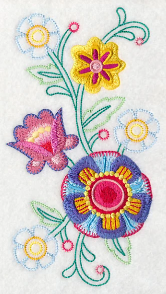 Bohemian Rhapsody Flower Spray (Vintage) - Image 3