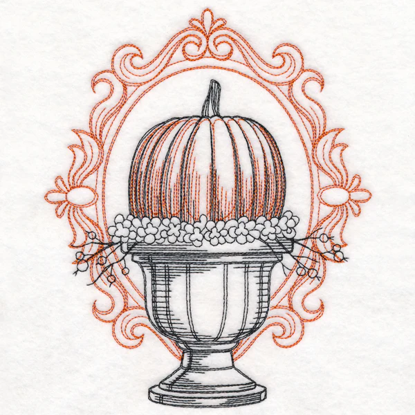 Boo-tiful Halloween - Pumpkin and Urn - Image 2