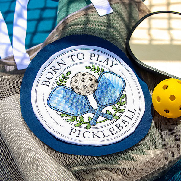 Born to Play Pickleball Stamp - Image 3