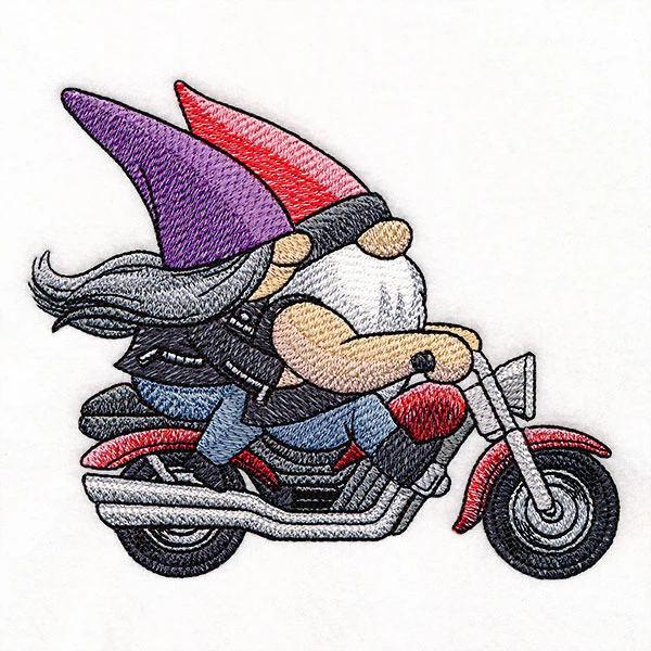 Born to Ride Motorcycle Gnome Couple - Image 3