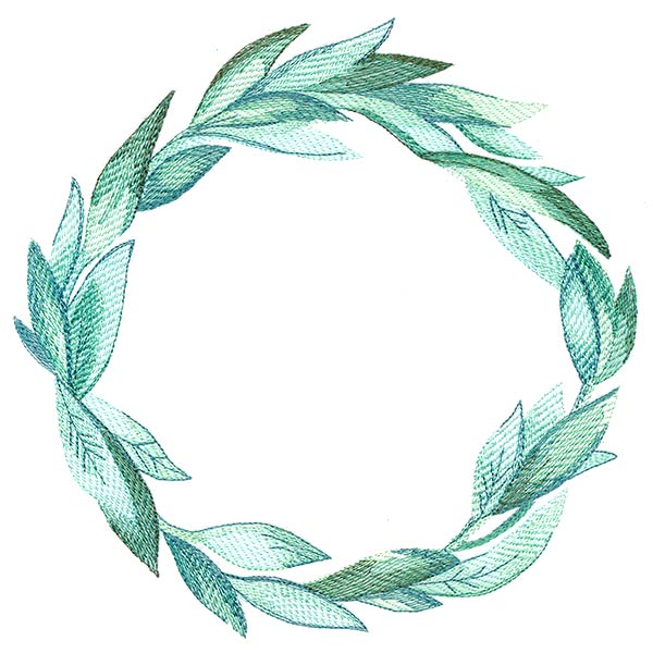 Botanical Wreath in Watercolor - Image 11