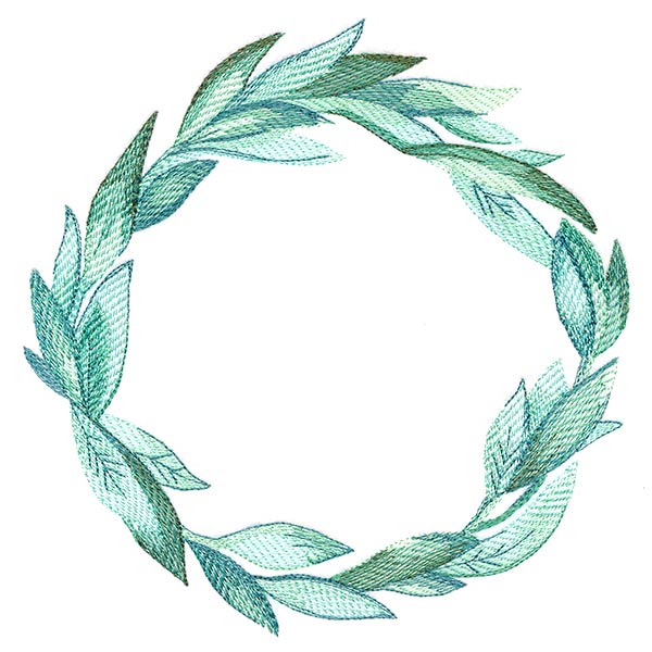 Botanical Wreath in Watercolor - Image 3