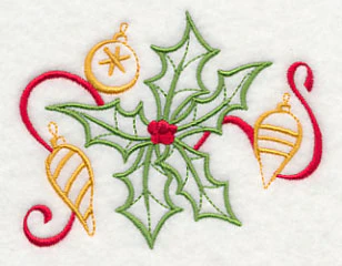 Boughs of Holly and Ornaments - Image 2