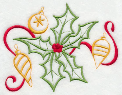 Boughs of Holly and Ornaments - Image 3