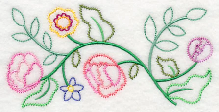 Bountiful Blooms Border (Vintage) - Image 3